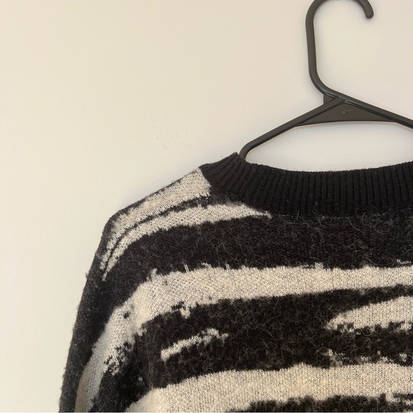 All Saints Ture Crew Neck Wool Blend Sweater - Picture 8 of 9